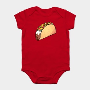 Cartoon taco Baby Bodysuit